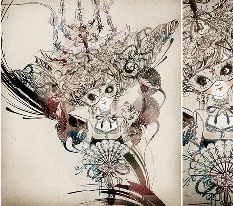  from Chinese Artist Lock Sin A Pirate meets Chinese Tattoo inspired