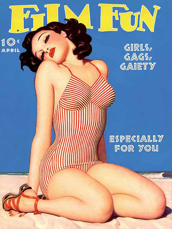  the earliest and most popular of all the glamor and pinup illustrators