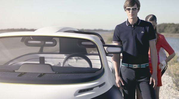 The Car reminds me a lot of the Lacoste Campaign The Future of Tennis
