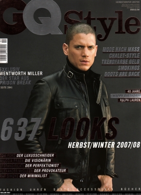 Wentworth Miller For Gq Style