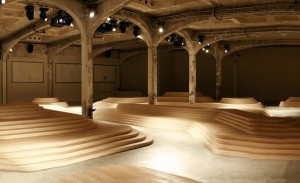 Prada SS09 Mens Fashion Show Venues : Non-Traditional Build-Out