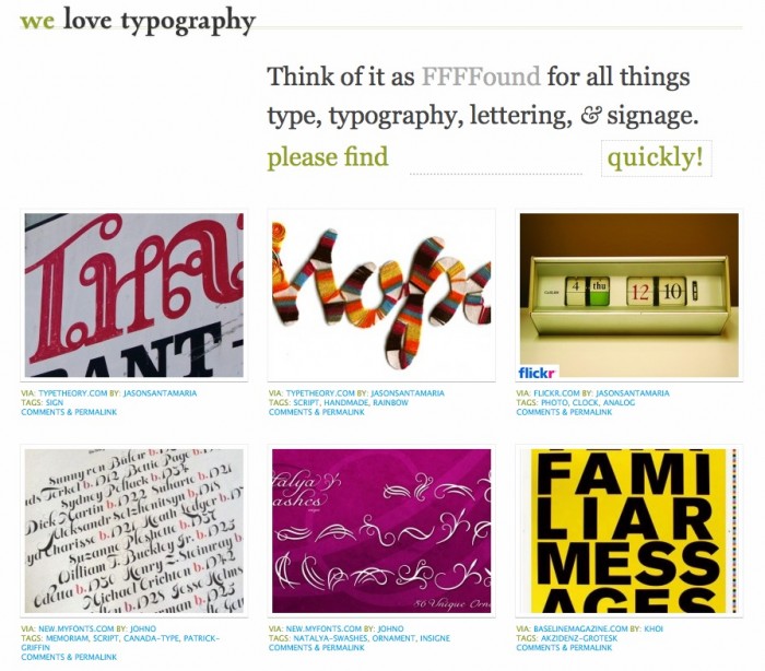 welovetypography