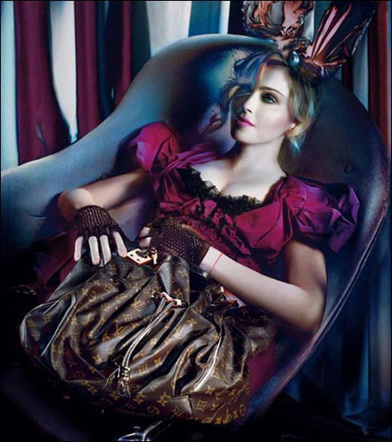 Madonna for Louis Vuitton's Fall/Winter 2009-2010 ad campaign