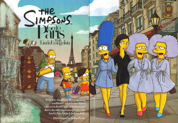 the-simpsons-go-to-paris-harper’s-bazaar-aug07