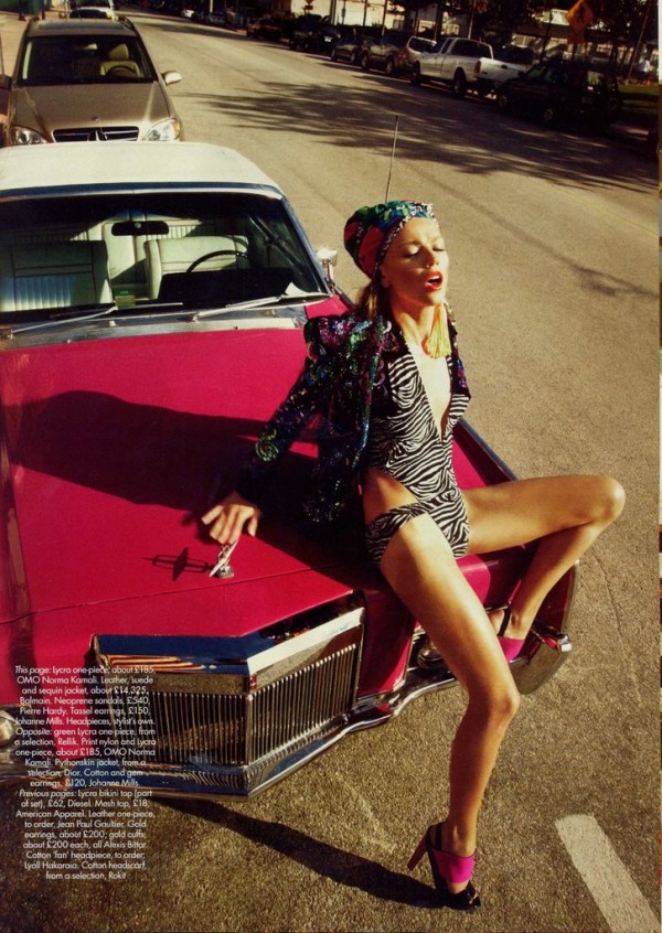 Harpers Bazaar UK July09-Miami Heat-1