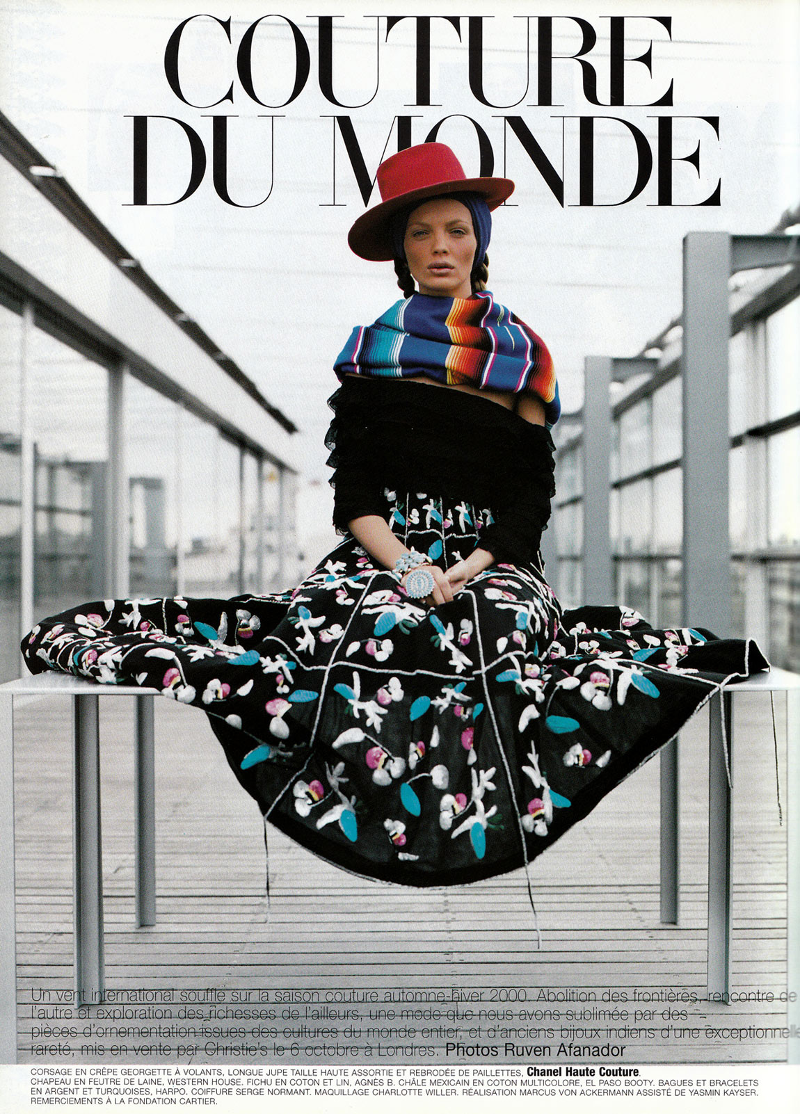 Couture De Monde By Ruven Afanador For Vogue Paris