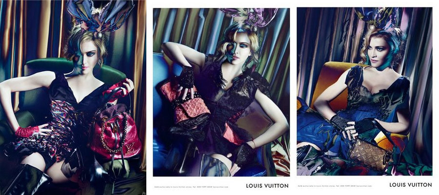 Madonna for Louis Vuitton Fall/Winter 2009-2010 - FashionTribes.com