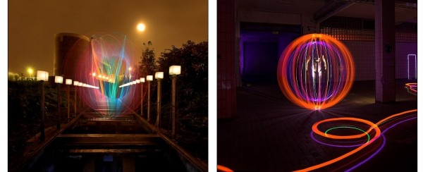 Light Graffiti & Light art performance photography