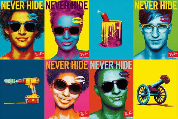 never hide ray ban