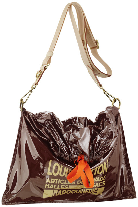 Trash Bag ( Brown LV ) Print by Slasky