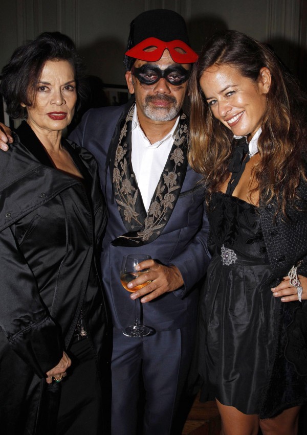 Bianca Jagger, Christian Louboutin and Jade Jagger