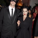 Louis Marie de Castelbajac and Dita von Teese