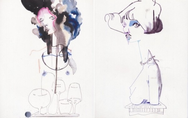 julie Verhoeven Fashion Illustrations