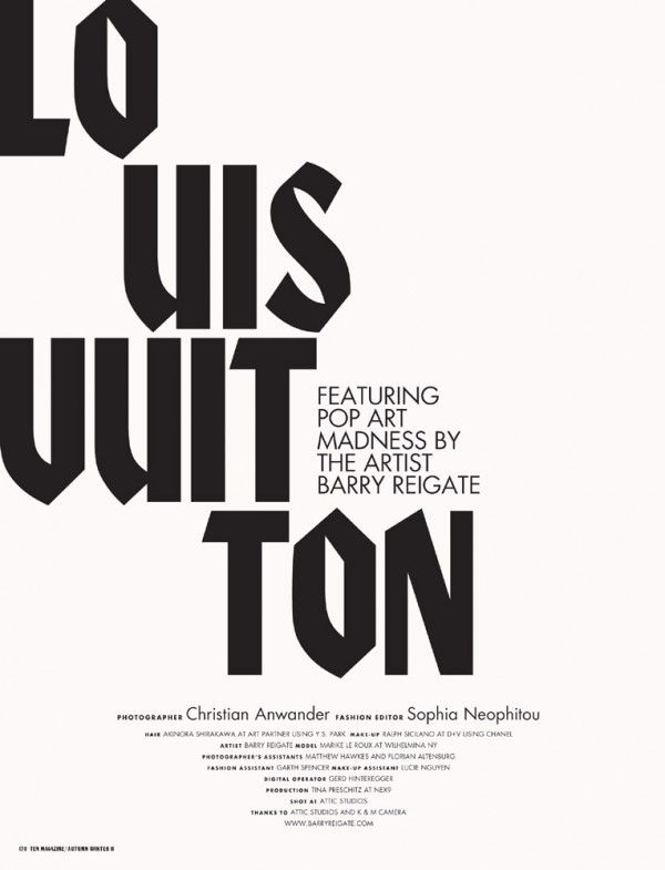 10 Magazine's Louis Vuitton Editorial Christian Anwander