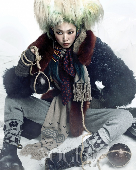 Sherpa-Chic Photography : Vogue Korea 'Queen of Snow