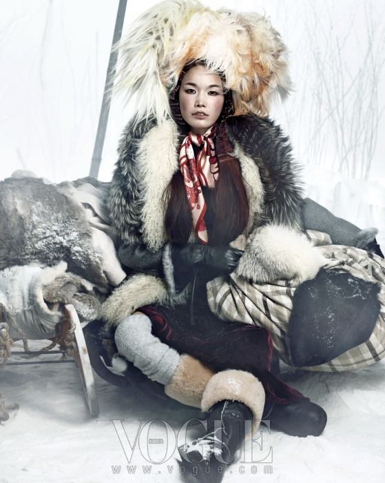 Sherpa-Chic Photography : Vogue Korea 'Queen of Snow