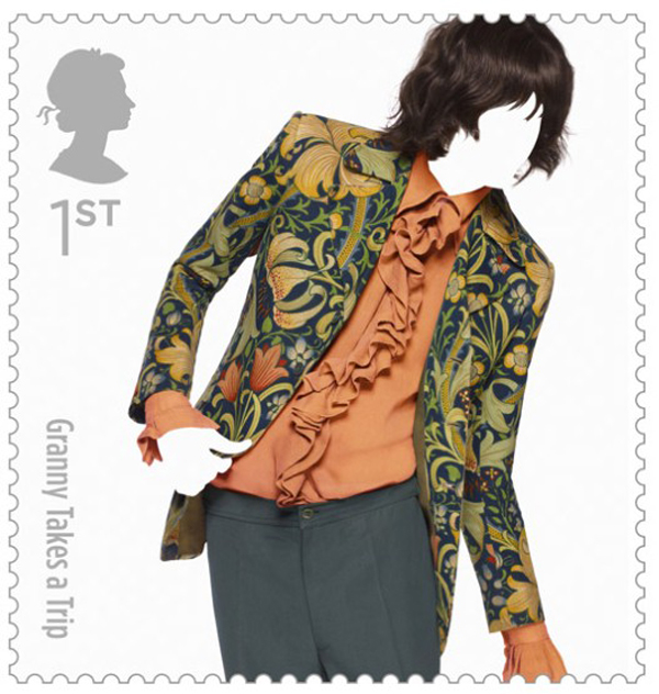 great british fashion stamp