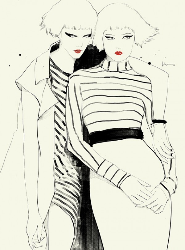 floyd grey fashion illustrations