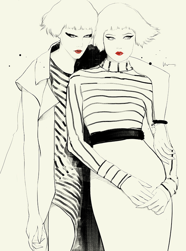 floyd grey fashion illustrations