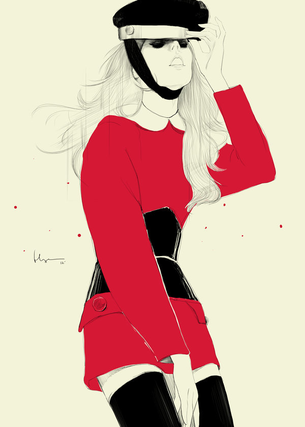 floyd grey fashion illustrations