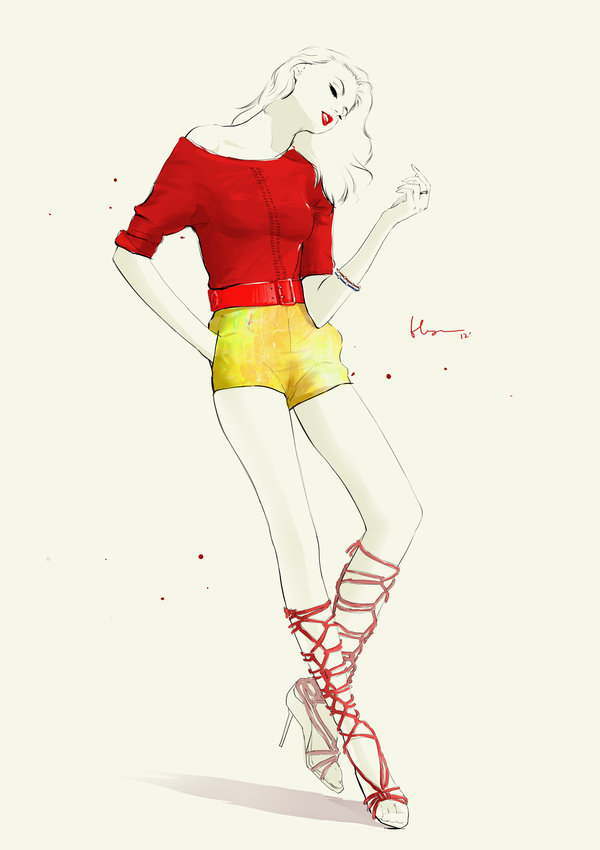 floyd grey fashion illustrations