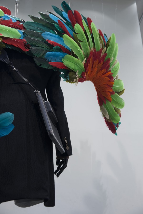 lanvin birds of paradise paris windows