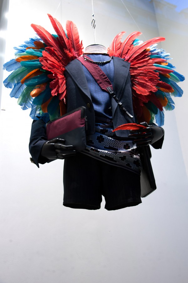 lanvin birds of paradise paris windows