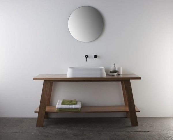 Omvivo Latis bathroom collection on flodeau.com