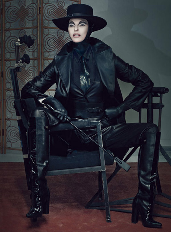 super linda evangelista w magazine