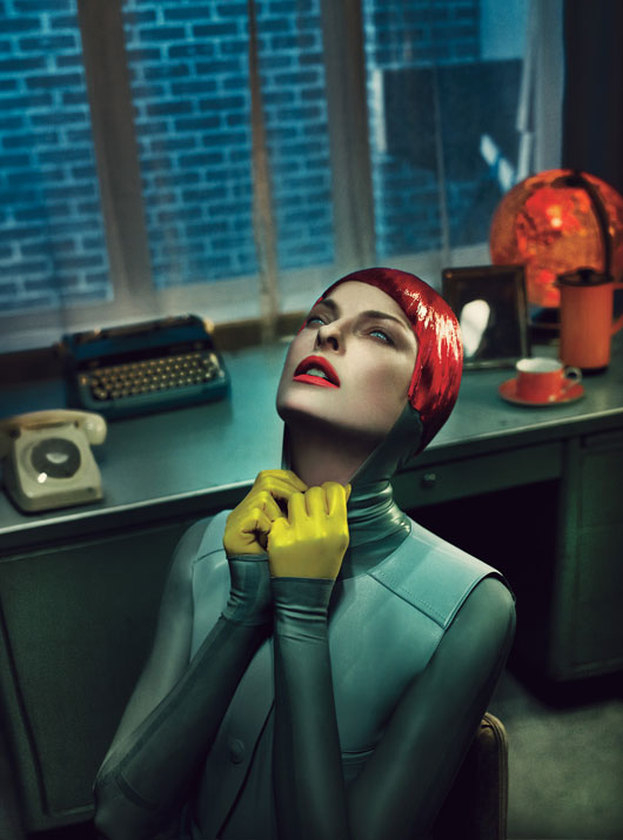 super linda evangelista w magazine