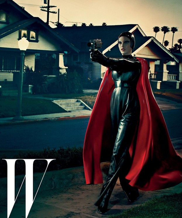 super linda evangelista w magazine