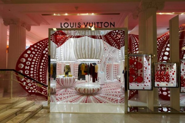 Louis Vuitton and Yayoi Kusama Get Ready to Open Selfridges