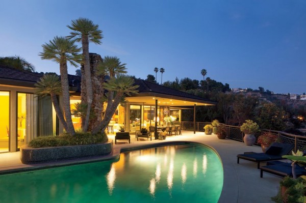 steven meisel beverly hills mid centruy home