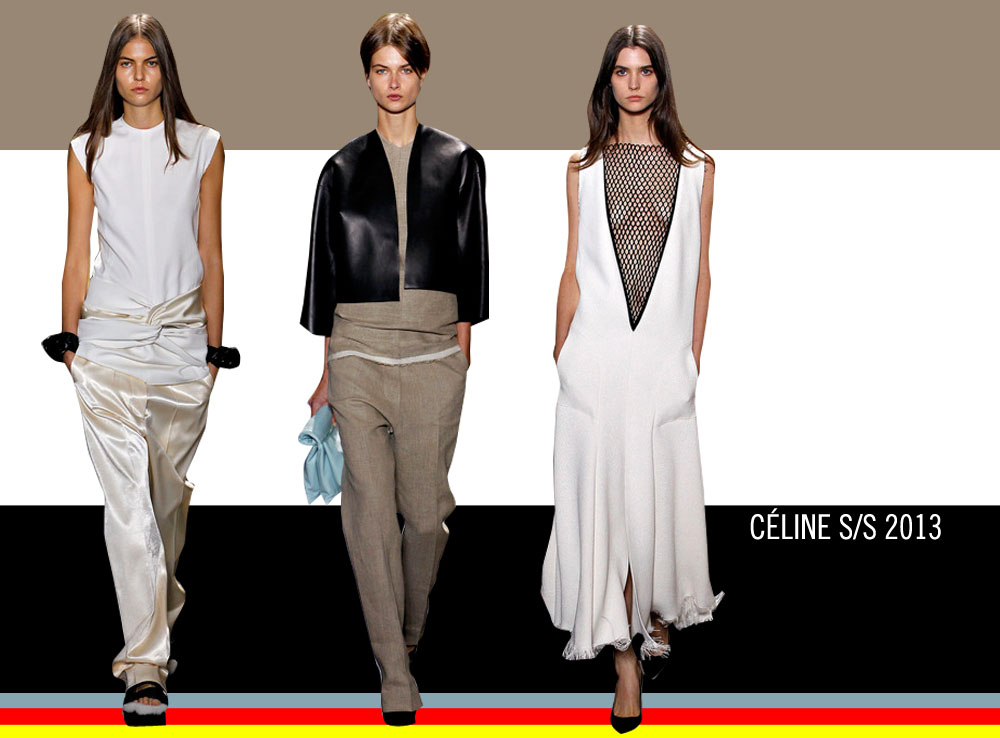 Céline SS 13  Mesh fashion, Fashion, Fashion week