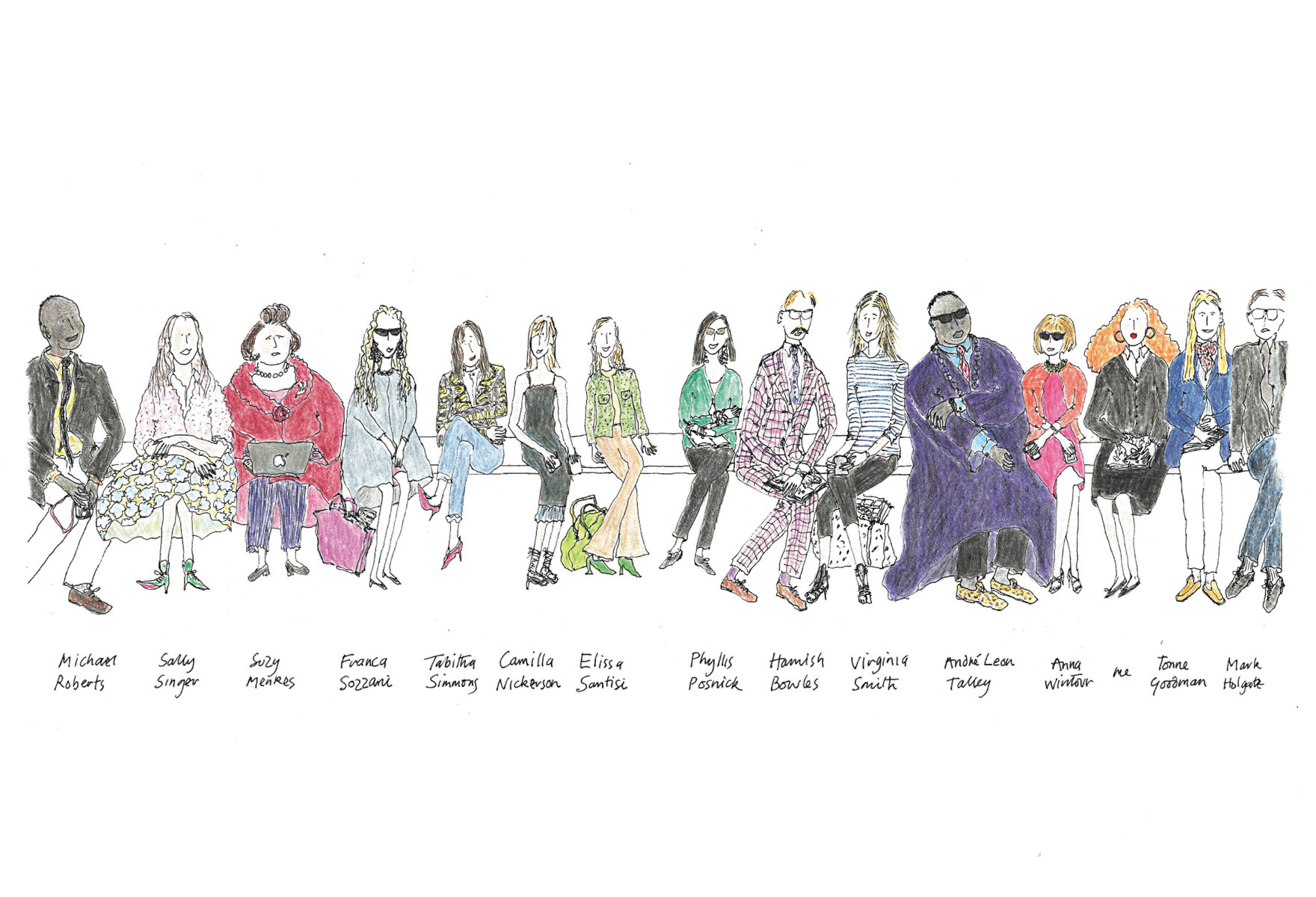 Grace Coddington of Vogue Magazine Also Draws Cats