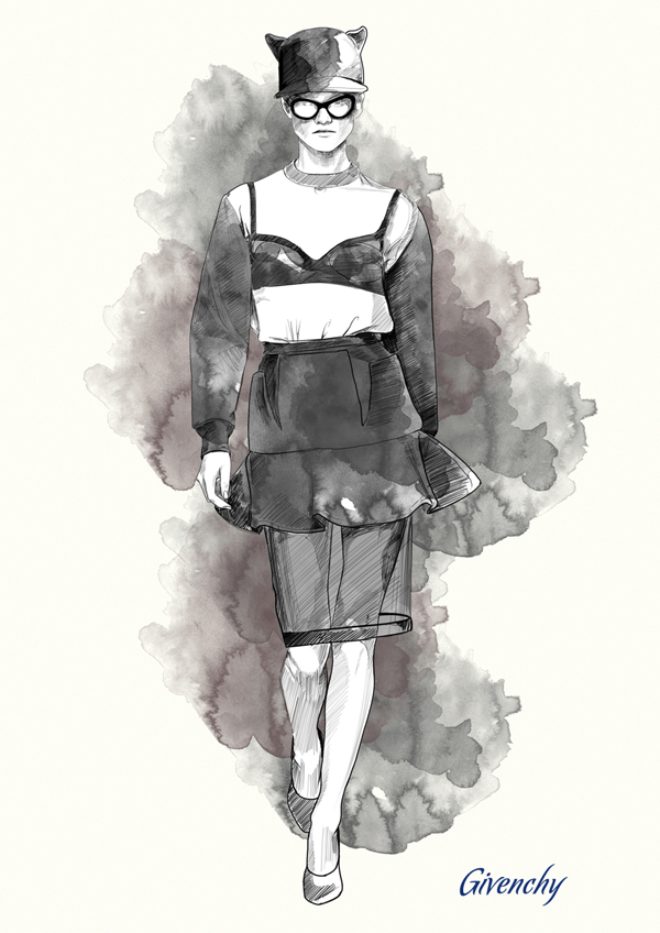 mustafa soydan fashion illustrations