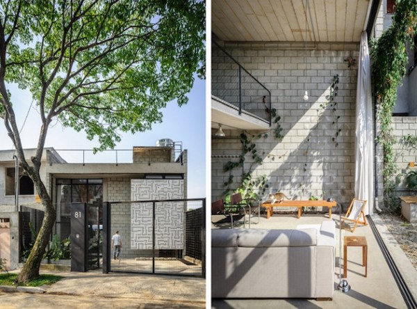 Industrial Maracana House in Sao Paulo