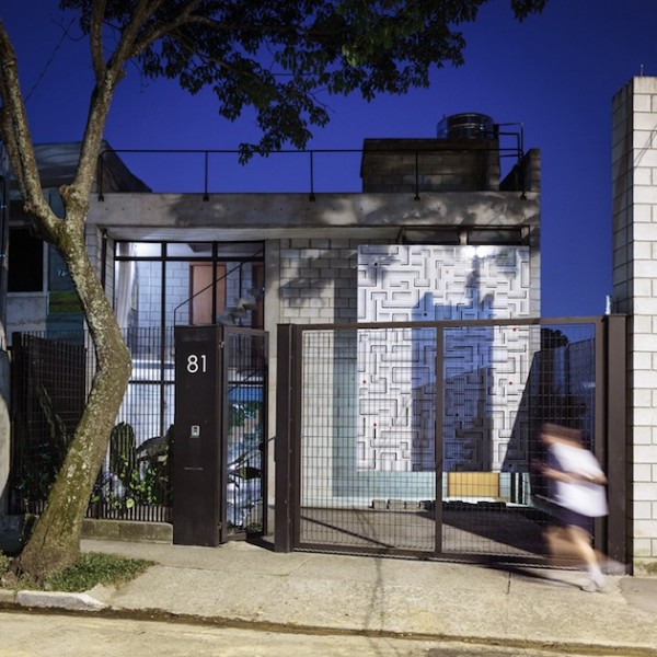 Industrial Maracana House in Sao Paulo