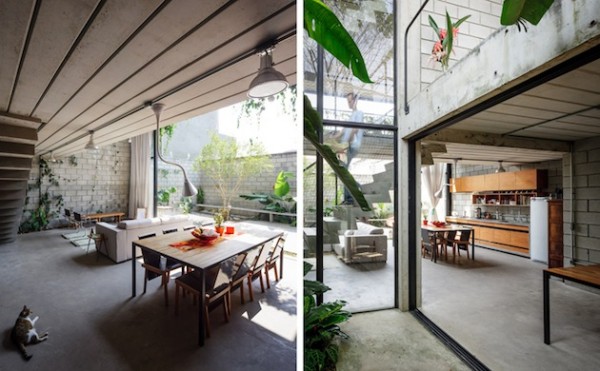 Industrial Maracana House in Sao Paulo