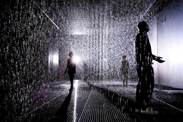 Random International Rain Room Barbican