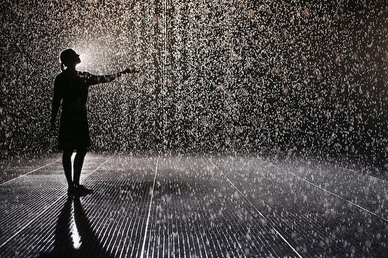 Random International Rain Room Barbican