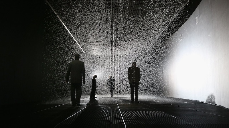 Random International Rain Room Barbican