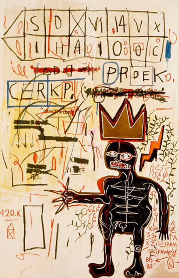 jean michel basquiat opening at gagosian gallery