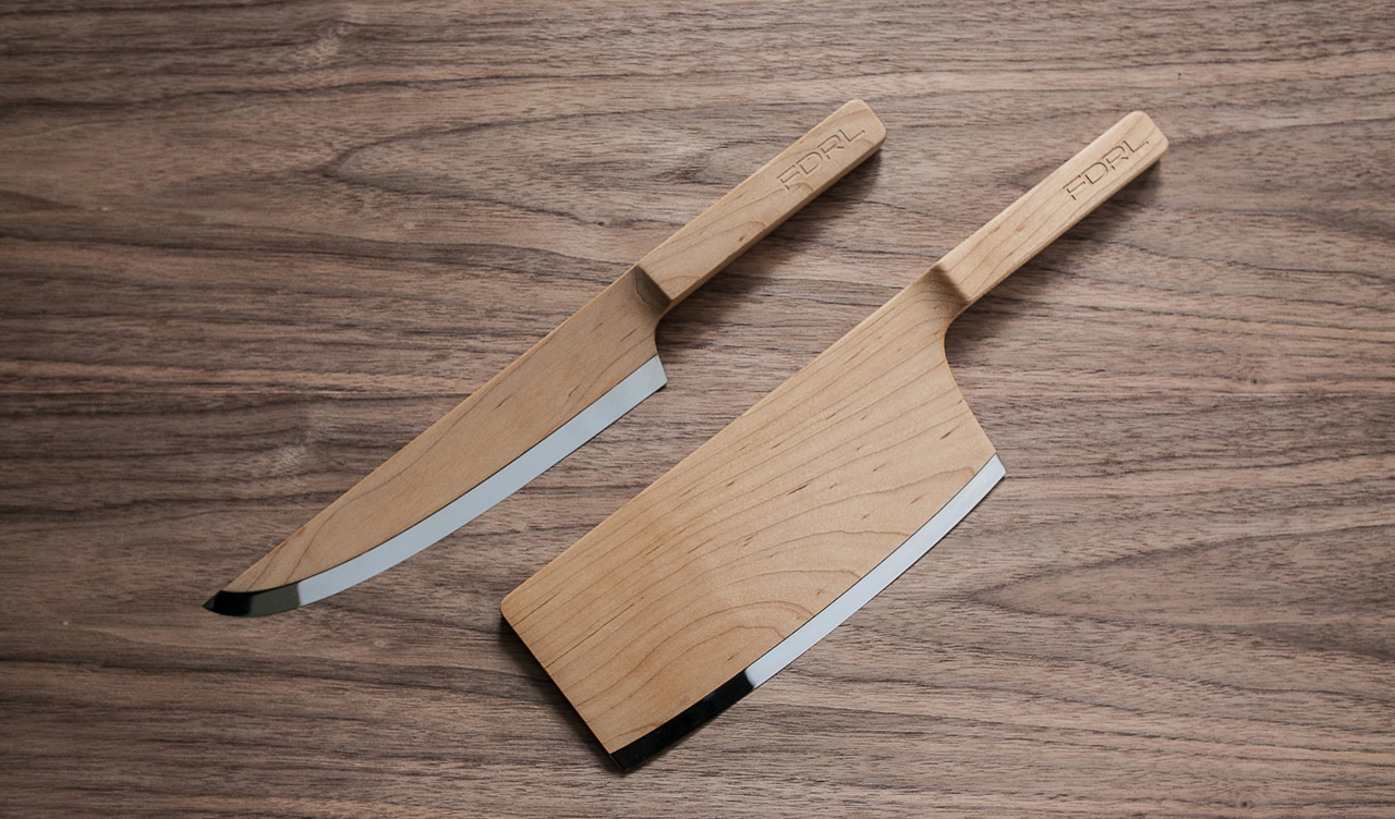 maple wood knives by the federal