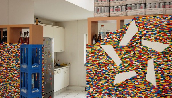 Lego Kitchen Wall Divider by Npire