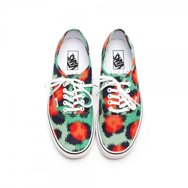 Vans Authentic_Kenzo Leopard_Pool Green Flame