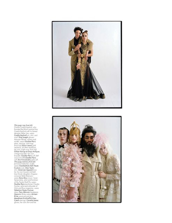 couture outre attitude tim walker w mag april