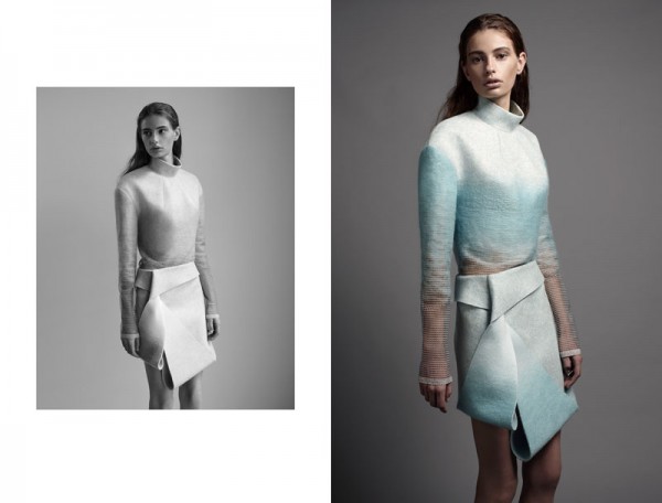 dion lee for internation woolmark competition