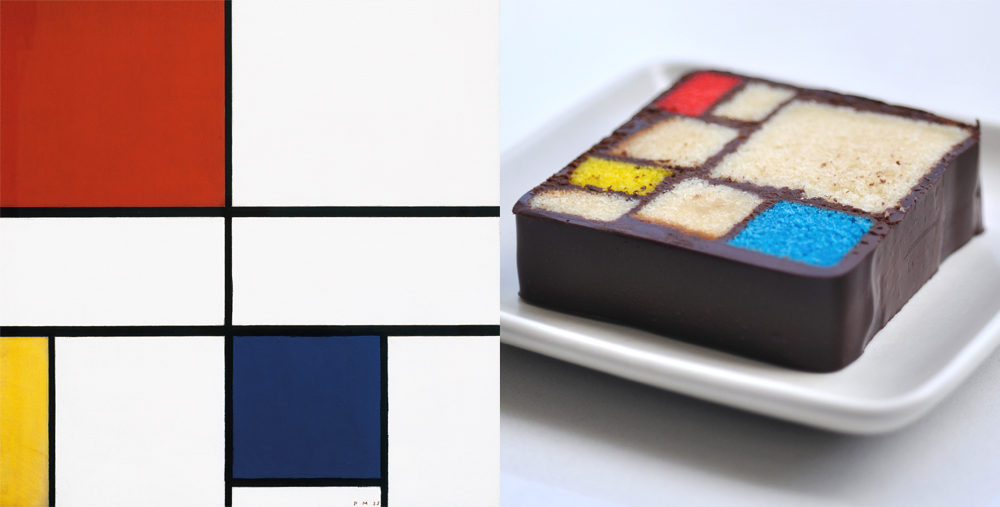 mondrian cake museum