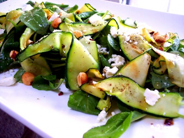 proud italian cooks zucchini ribbon salad